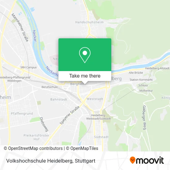 Карта Volkshochschule Heidelberg