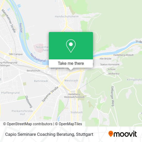 Карта Capio Seminare Coaching Beratung