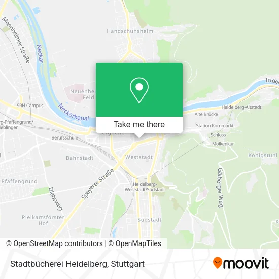 Карта Stadtbücherei Heidelberg