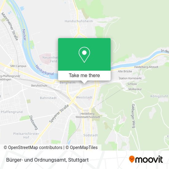 Карта Bürger- und Ordnungsamt