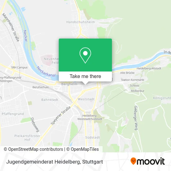 Карта Jugendgemeinderat Heidelberg