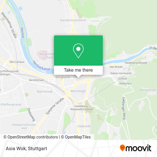 Карта Asia Wok