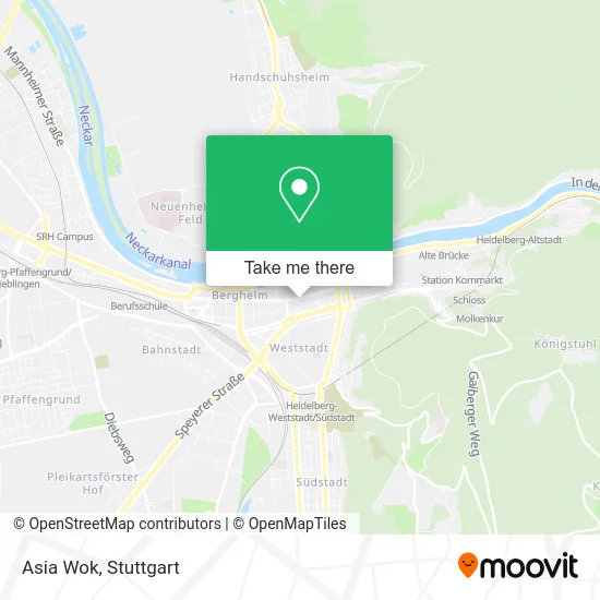 Карта Asia Wok