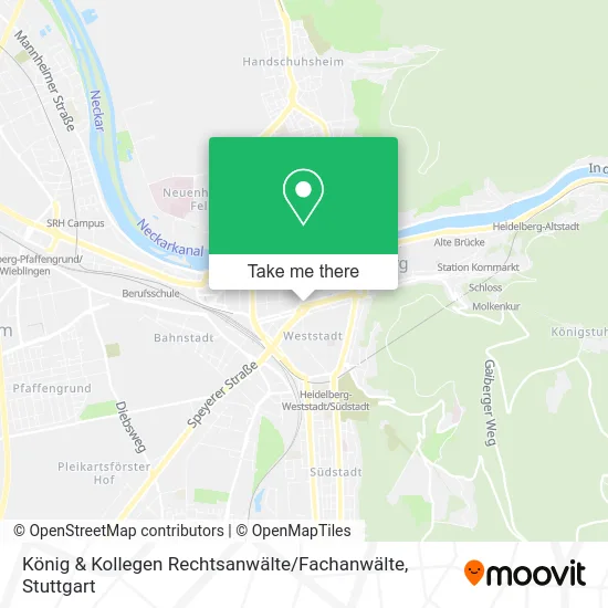 Карта König & Kollegen Rechtsanwälte / Fachanwälte