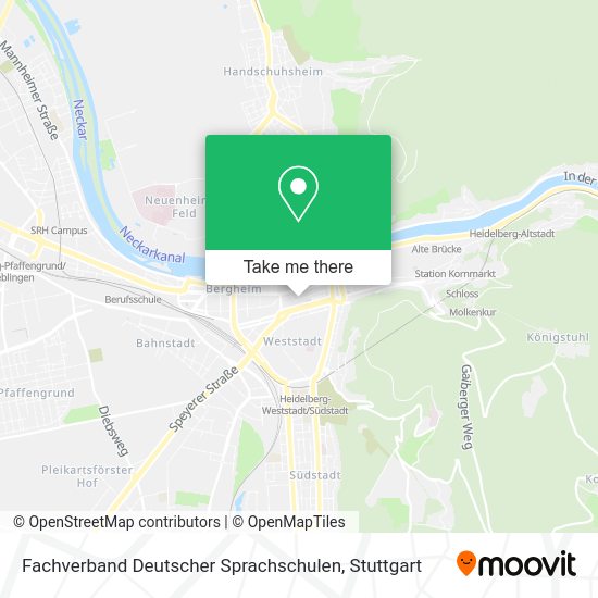 Карта Fachverband Deutscher Sprachschulen