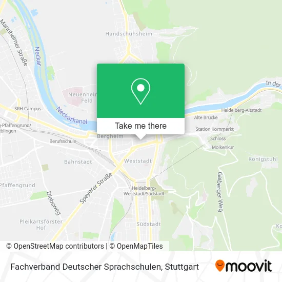 Карта Fachverband Deutscher Sprachschulen