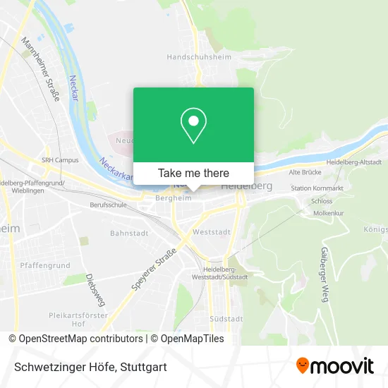 Карта Schwetzinger Höfe