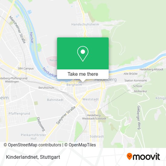 Карта Kinderlandnet