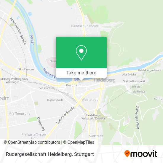 Карта Rudergesellschaft Heidelberg