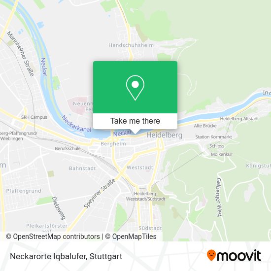 Карта Neckarorte Iqbalufer