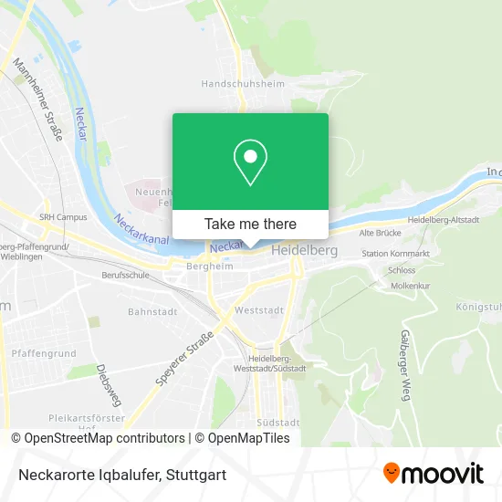 Карта Neckarorte Iqbalufer