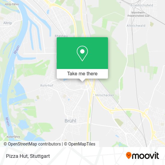 Карта Pizza Hut