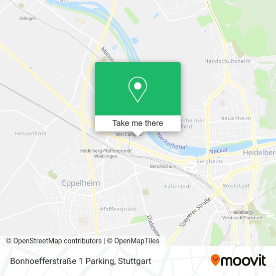 Карта Bonhoefferstraße 1 Parking