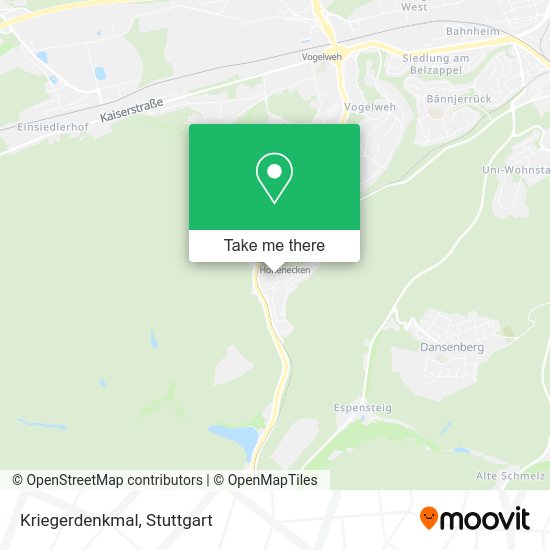 Карта Kriegerdenkmal