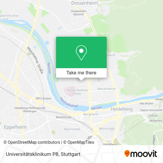 Карта Universitätsklinikum P8
