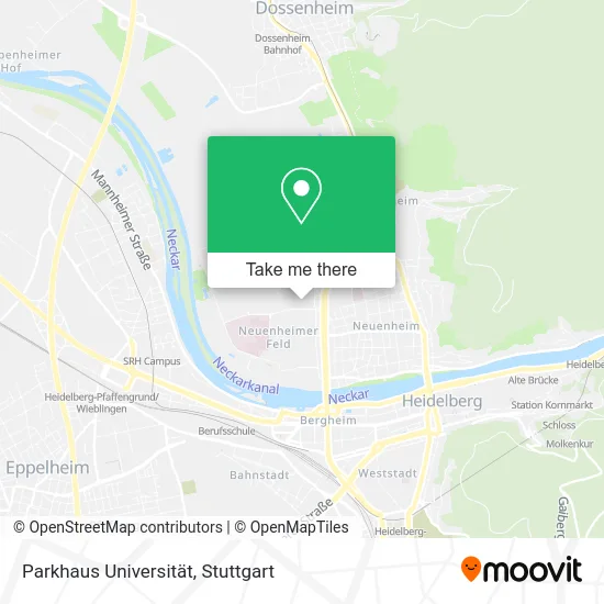 Карта Parkhaus Universität