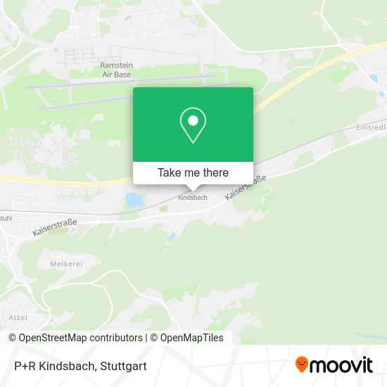 Карта P+R Kindsbach