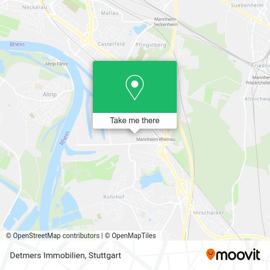 Карта Detmers Immobilien