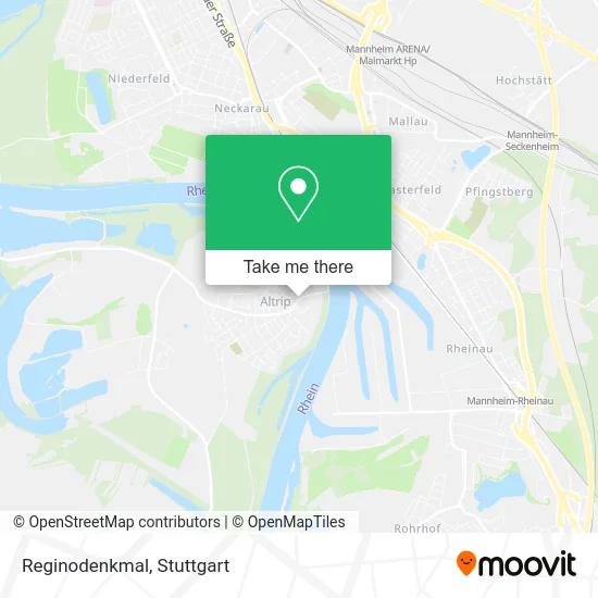 Карта Reginodenkmal