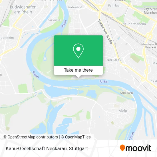 Карта Kanu-Gesellschaft Neckarau