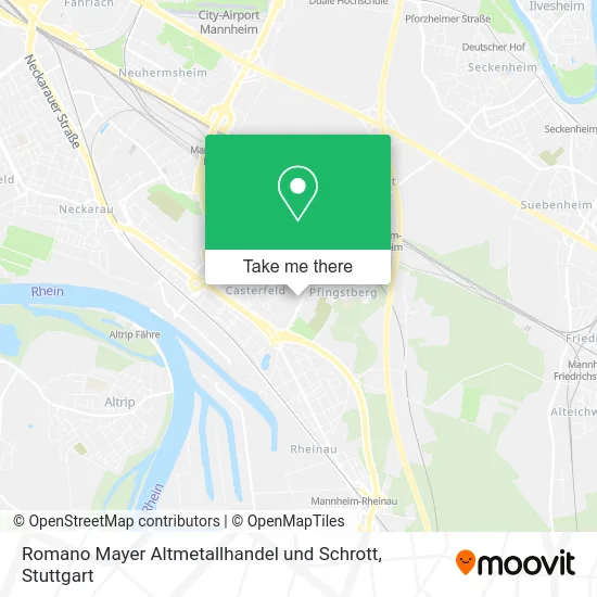 Карта Romano Mayer Altmetallhandel und Schrott