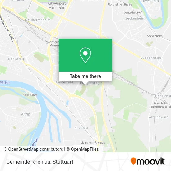 Карта Gemeinde Rheinau
