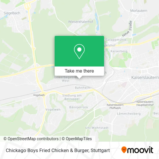 Карта Chickago Boys Fried Chicken & Burger