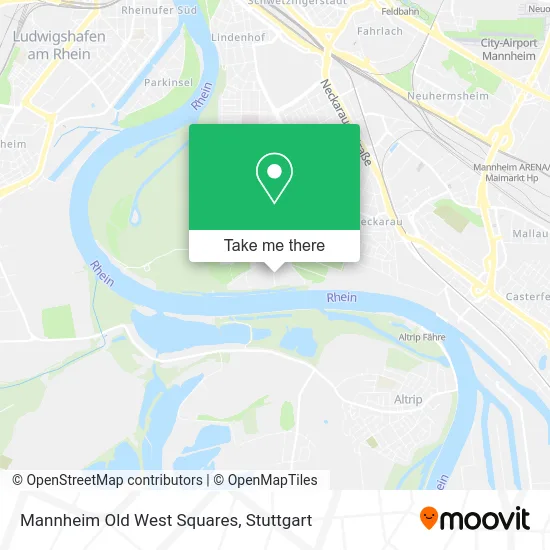 Карта Mannheim Old West Squares