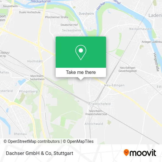 Карта Dachser GmbH & Co