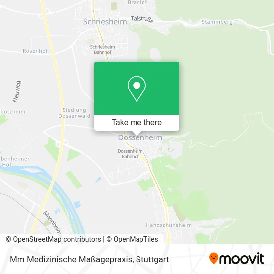 Карта Mm Medizinische Maßagepraxis