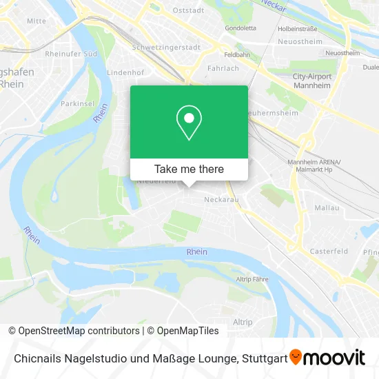 Карта Chicnails Nagelstudio und Maßage Lounge
