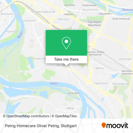 Карта Petrig Homecare Oliver Petrig