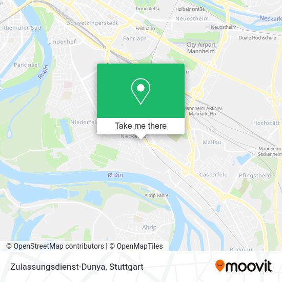 Карта Zulassungsdienst-Dunya