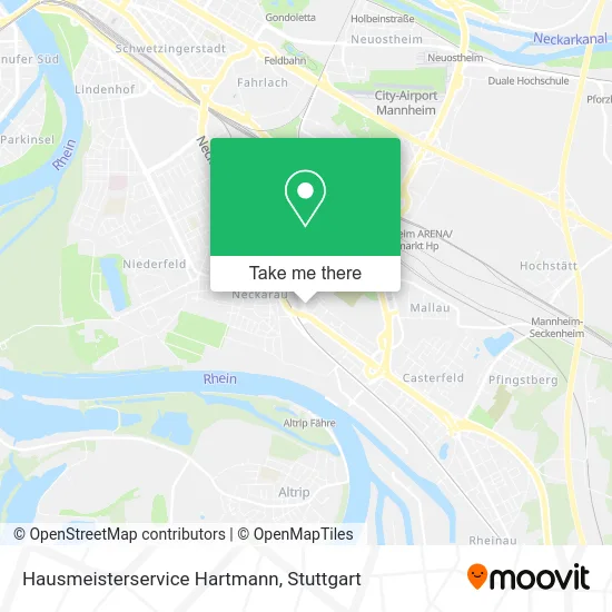 Карта Hausmeisterservice Hartmann