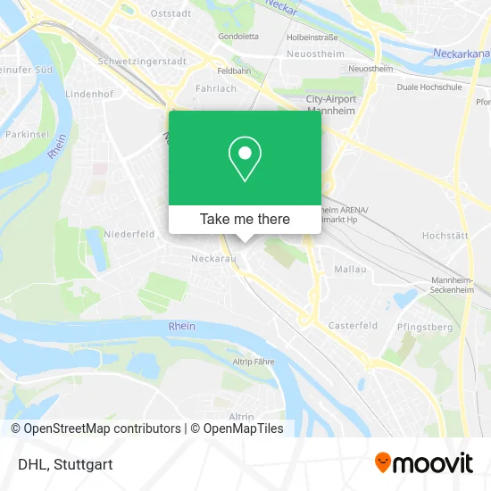 Карта DHL