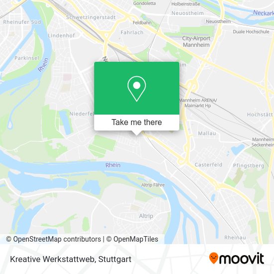 Карта Kreative Werkstattweb