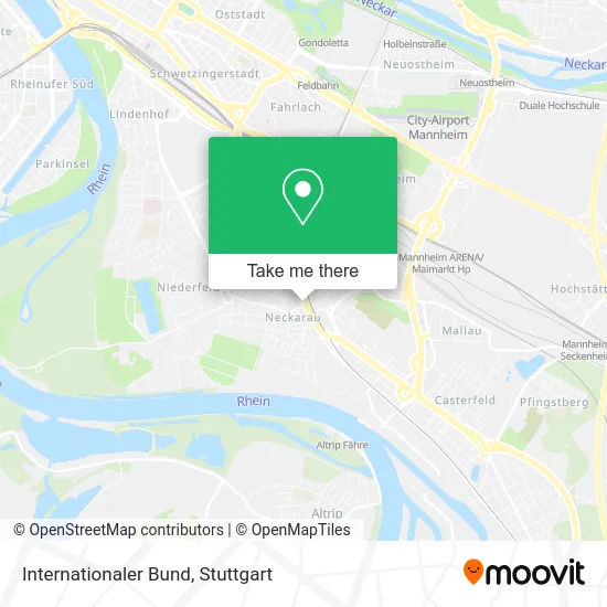 Карта Internationaler Bund
