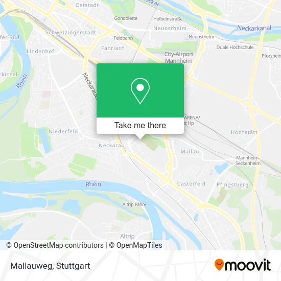 Карта Mallauweg