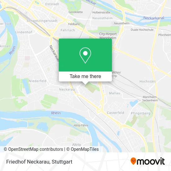 Карта Friedhof Neckarau