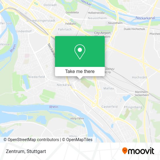 Карта Zentrum