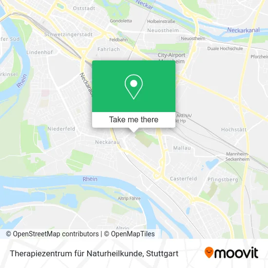 Карта Therapiezentrum für Naturheilkunde