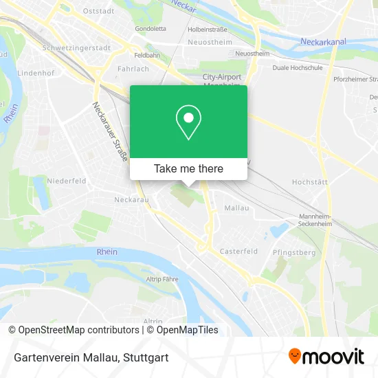 Карта Gartenverein Mallau