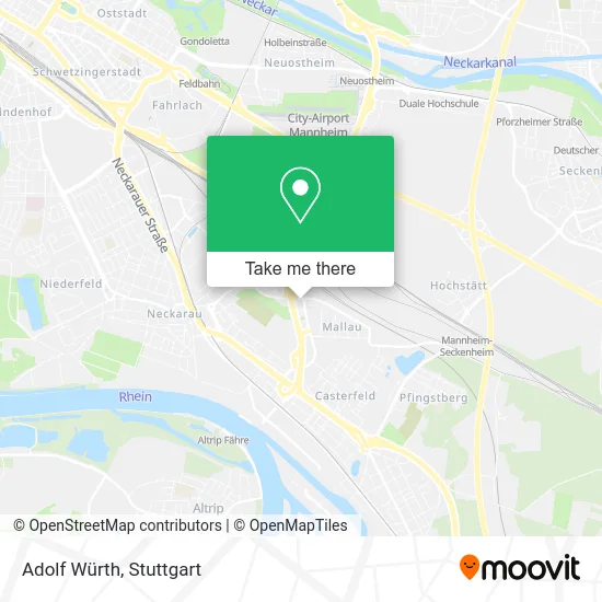 Карта Adolf Würth