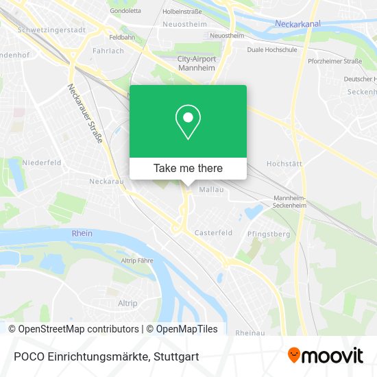 Карта POCO Einrichtungsmärkte