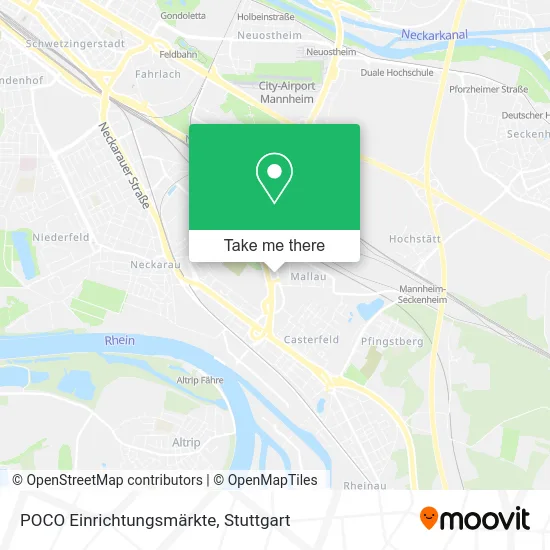 Карта POCO Einrichtungsmärkte