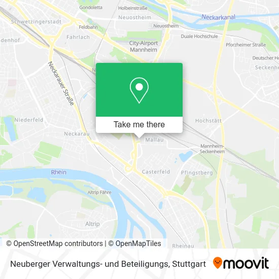 Карта Neuberger Verwaltungs- und Beteiligungs