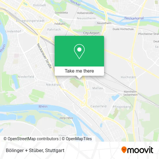 Карта Bölinger + Stüber