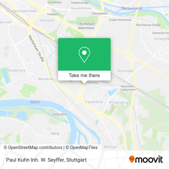 Карта Paul Kuhn Inh. W. Seyffer