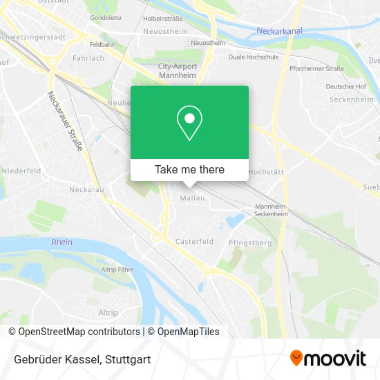 Карта Gebrüder Kassel