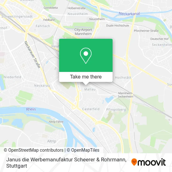 Карта Janus die Werbemanufaktur Scheerer & Rohrmann